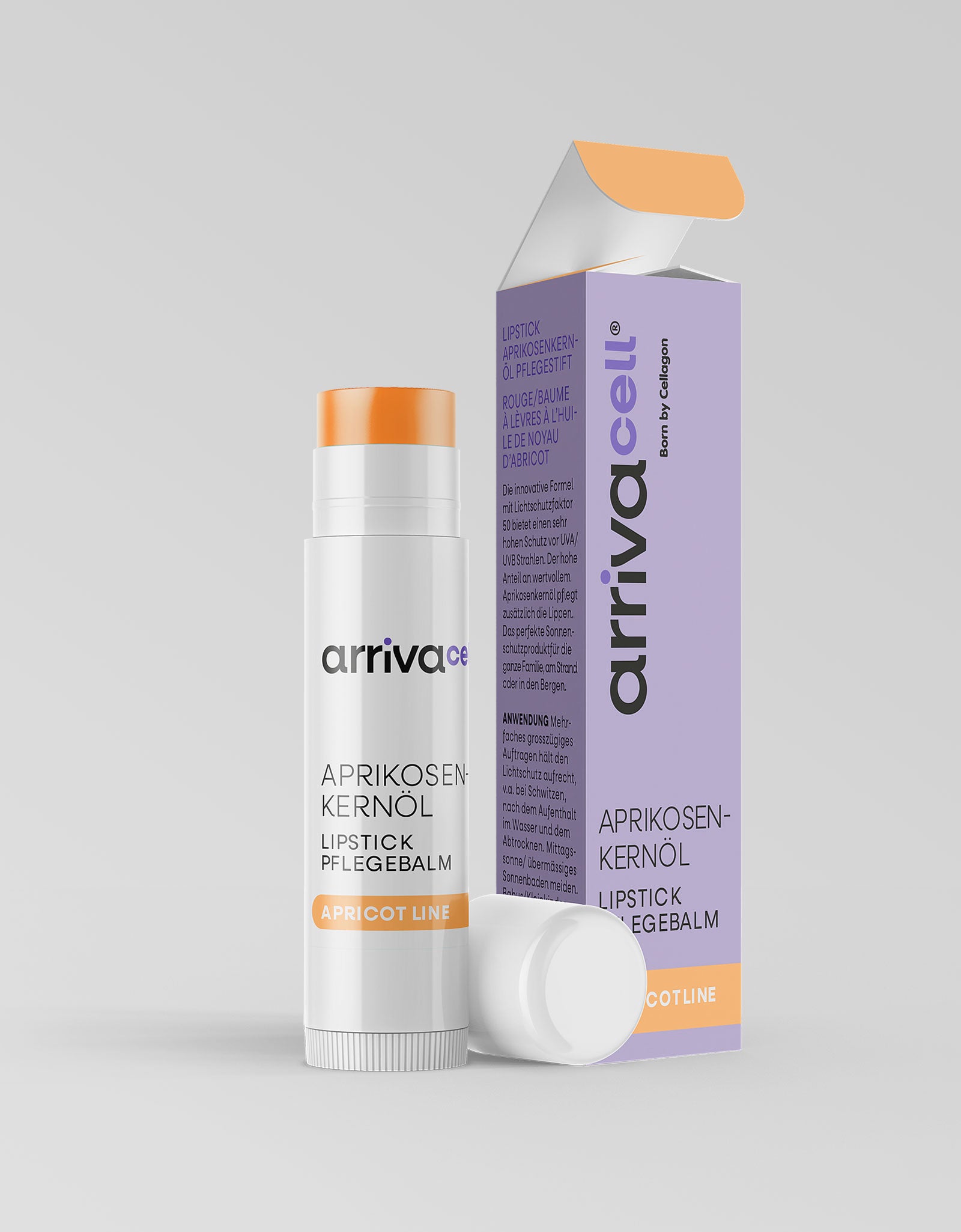 APRIKOSENKERNÖL LIP &amp; SUN STICK PFLEGEBALM SPF50